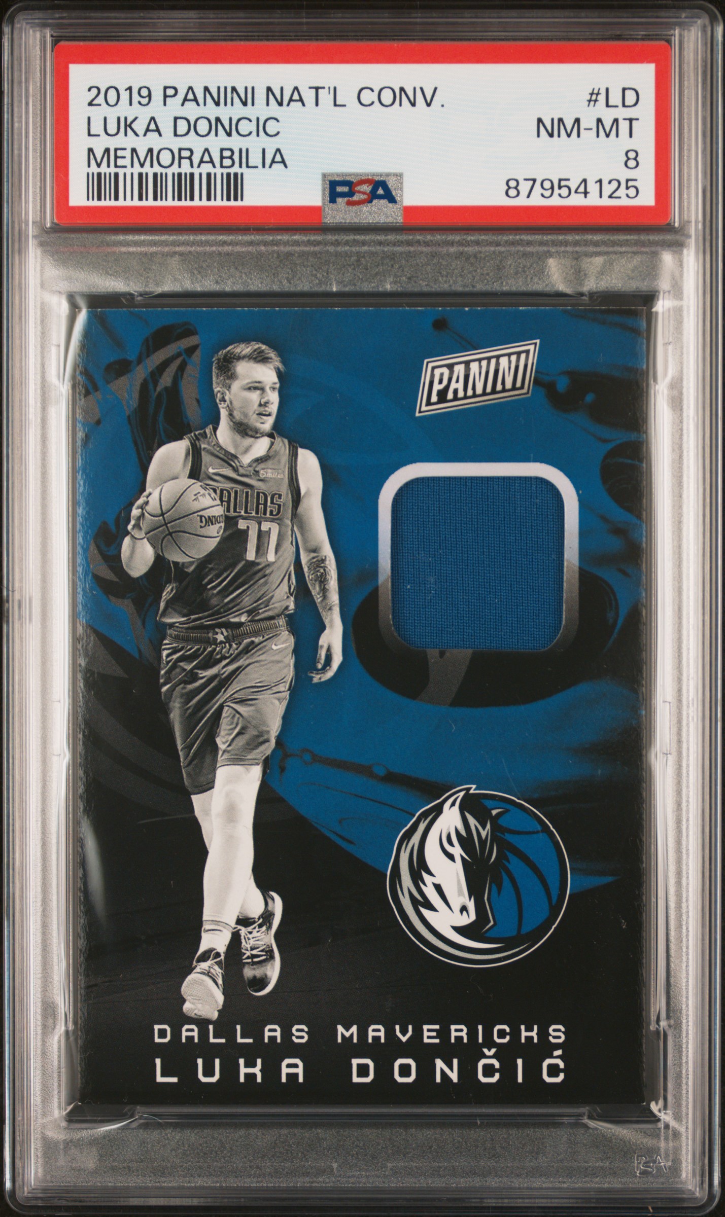 2019 Panini National Convention Memorabilia Luka Doncic #Ld (Memorabilia) Nm-Mt 8 front