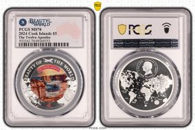2024 $5 The Twelve Apostles Beauty of the World MS70
