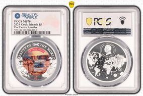 2024 $5 The Twelve Apostles Beauty of the World MS70