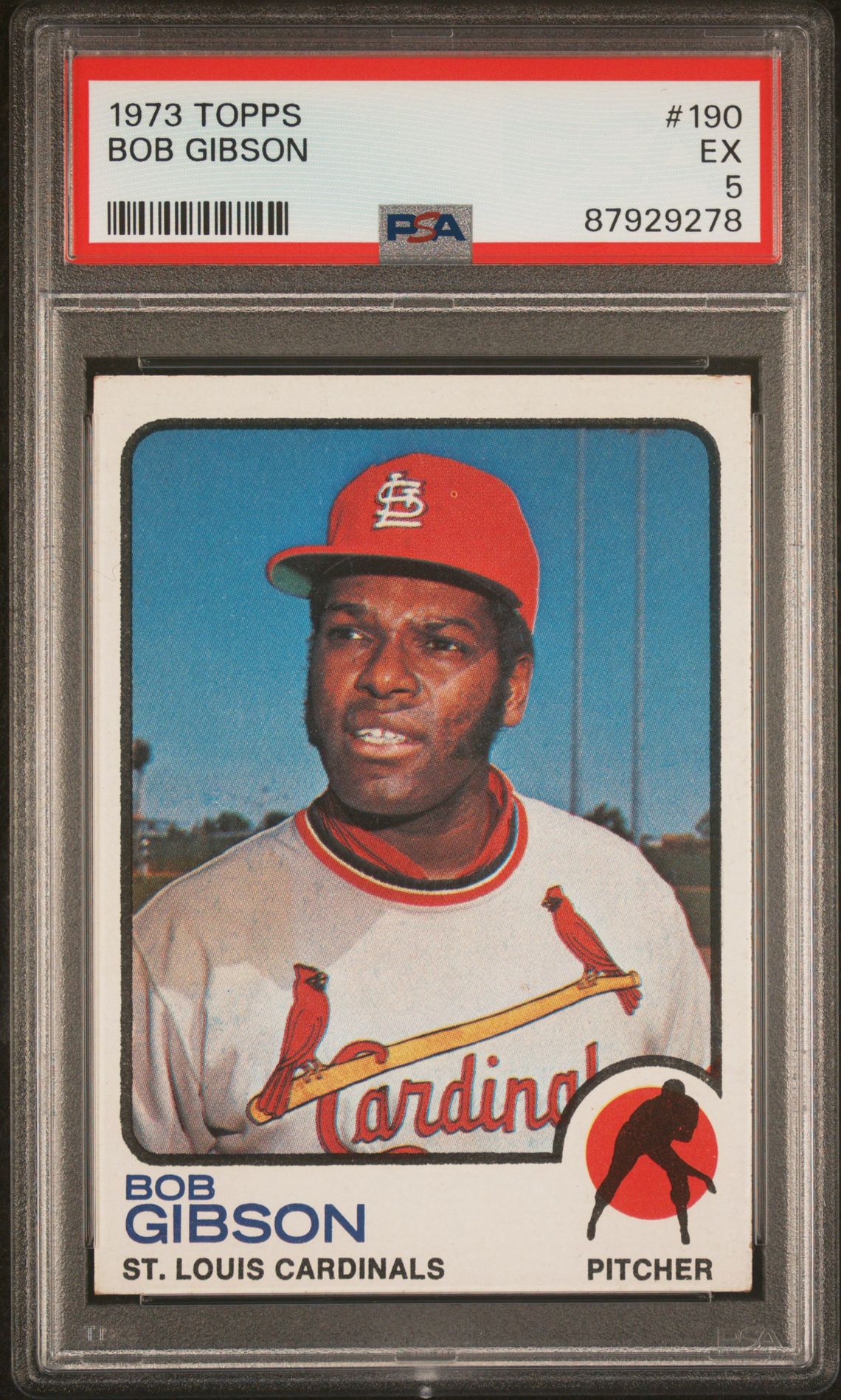 1973 Topps #190 Bob Gibson front