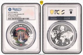 2024 $5 Wallaman Falls Beauty of the World MS70