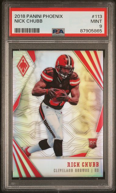 2018 Panini Phoenix #113 Nick Chubb front