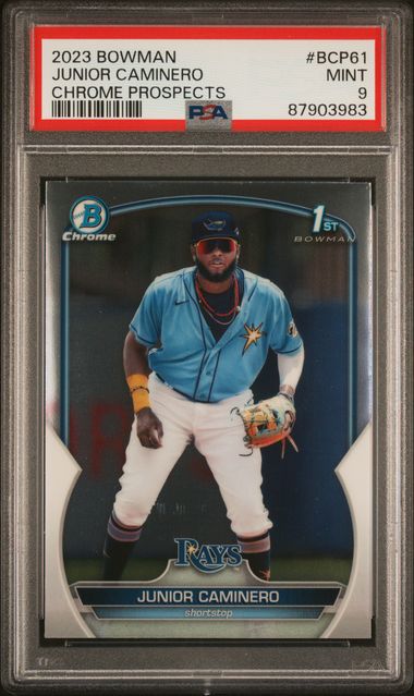 2023 Bowman Bowman Chrome #BCP-61 Junior Caminero front