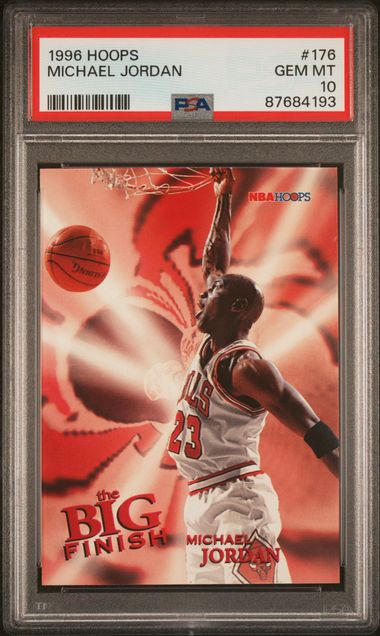1996 Hoops #176 Michael Jordan front