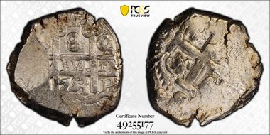 1753-P C/q 8 R Calico-525 AU58