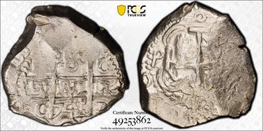 1742-P C 8 R Calico-1583 AU58