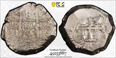 1747-P q 8 R Calico-509 AU58