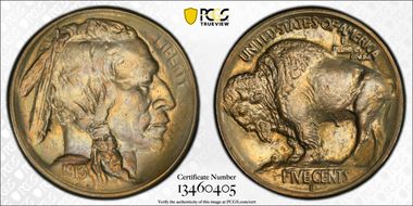 1913-S 5C T-1, 2 Feathers, FS-401 MS63