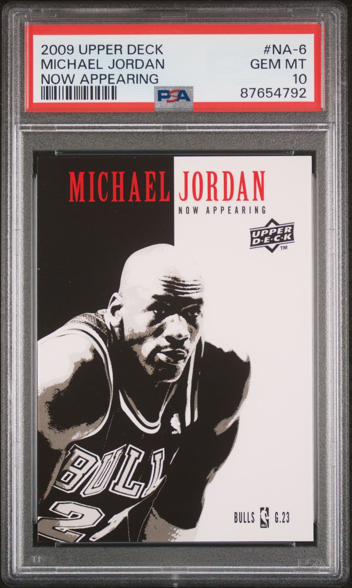 2009 Upper Deck #NA-6 Michael Jordan front