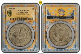 (1908)34 $1 LM-465 Cld. Conn. XF40