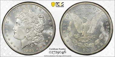 1901-O $1 MS65