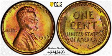 1956 1C MS65RB