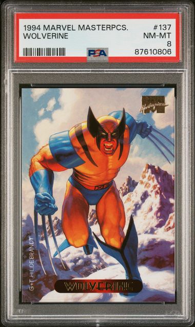 1993 Marvel Masterpieces Carnage cert top