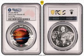 2024 $5 Jervis Bay Beauty of the World MS70