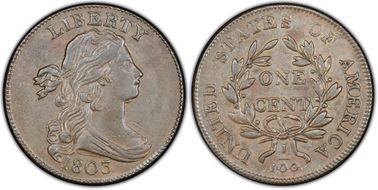 1803 1C S-247, Sm Date, Sm Frac AU58BN