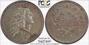 1793 1C S-11c AU58BN