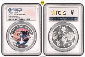 2024 $5 Mitchell Falls Beauty of the World MS70