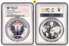 2024 $5 Cape Hauy Beauty of the World MS70