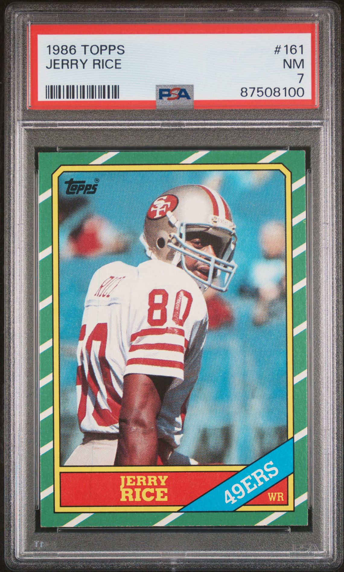 1986 Topps TOPPS #161 Jerry Rice front