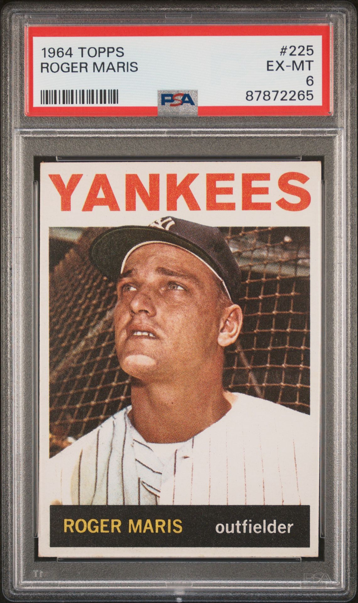 1964 Topps TOPPS #225 Roger Maris front