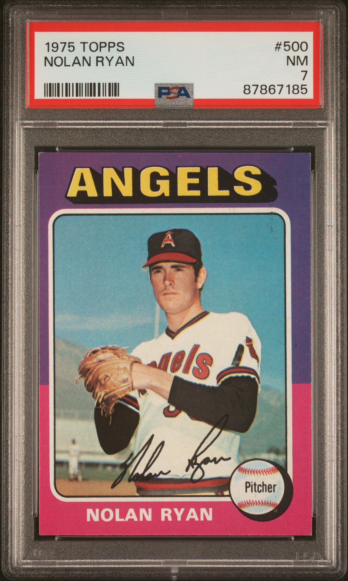 1975 Topps TOPPS #500 Nolan Ryan front