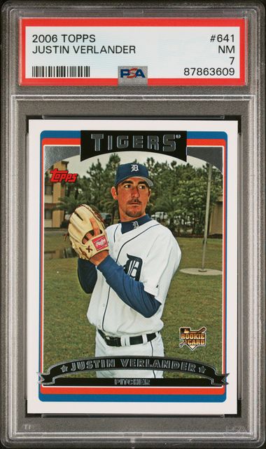 2006 Topps #641 Justin Verlander front