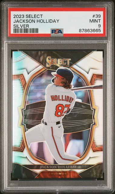 2023 Panini PANINI SELECT SILVER PRIZM #39 Jackson Holliday front
