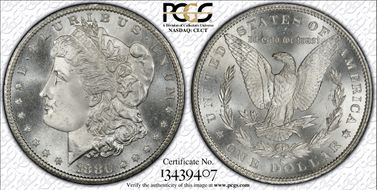 1880-S $1 MS66