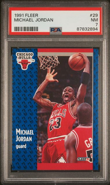 Fleer Michael Jordan front