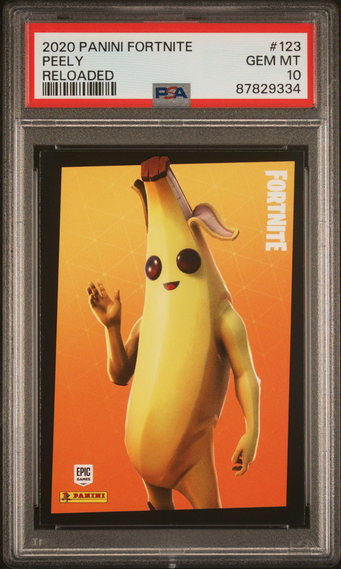 2020 Panini PANINI FORTNITE RELOADED #123 Peely front