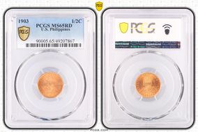 1903 1/2C MS65RD