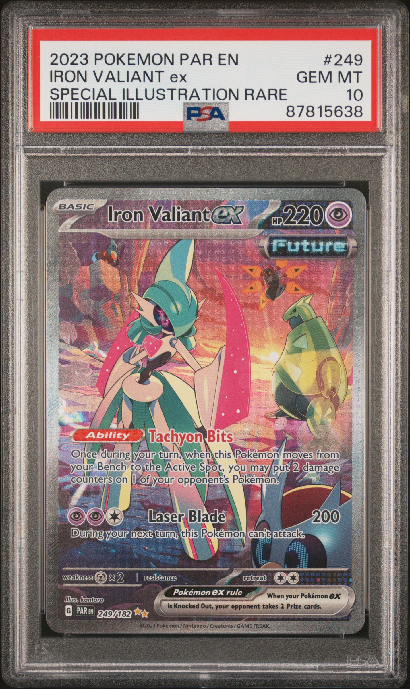 Iron Valiant ex #249 Special Illustration Rare