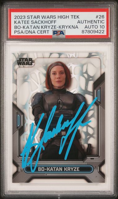 2023 Topps BO-KATAN KRYZE-KRYKNACertificationPrimary Signer (1 Signer)KATEE SACKHOFF #26 Katee Sackhoff front