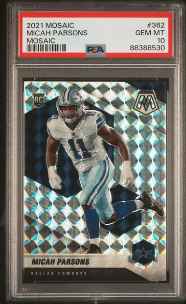 2021 Panini Mosaic #362 Micah Parsons front