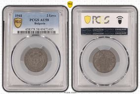 1941 2 Leva KM-38a AU58