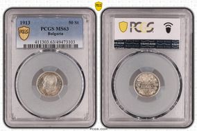 1913 50 St KM-30  Ag MS63