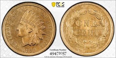 1859 1C MS63