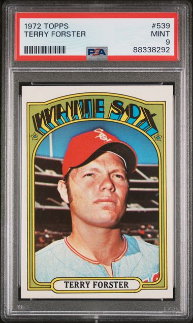 1972 Topps White #539 Terry Forster front