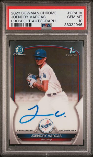2023 Bowman Bowman Chrome #CPA-JV Joendry Vargas front