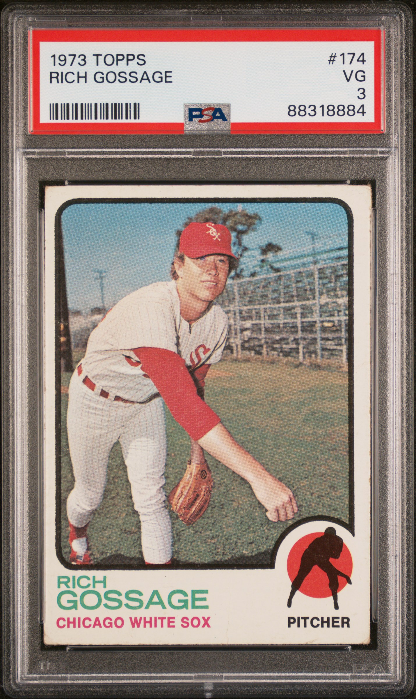 1973 Topps #174 Rich Gossage – PSA VG 3