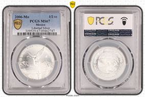 2006-Mo 1/2 oz Libertad Ag MS67