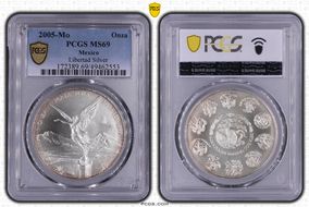 2005-Mo Onza Libertad Ag MS69