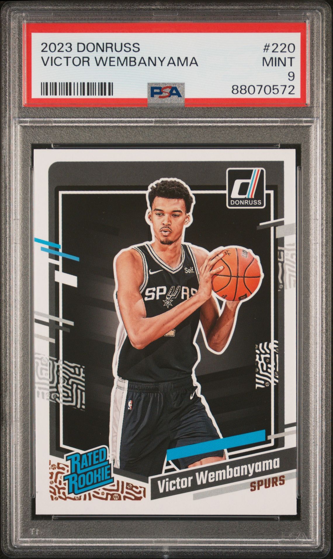 2023 Panini Donruss Victor Wembanyama #220 Mint 9 front
