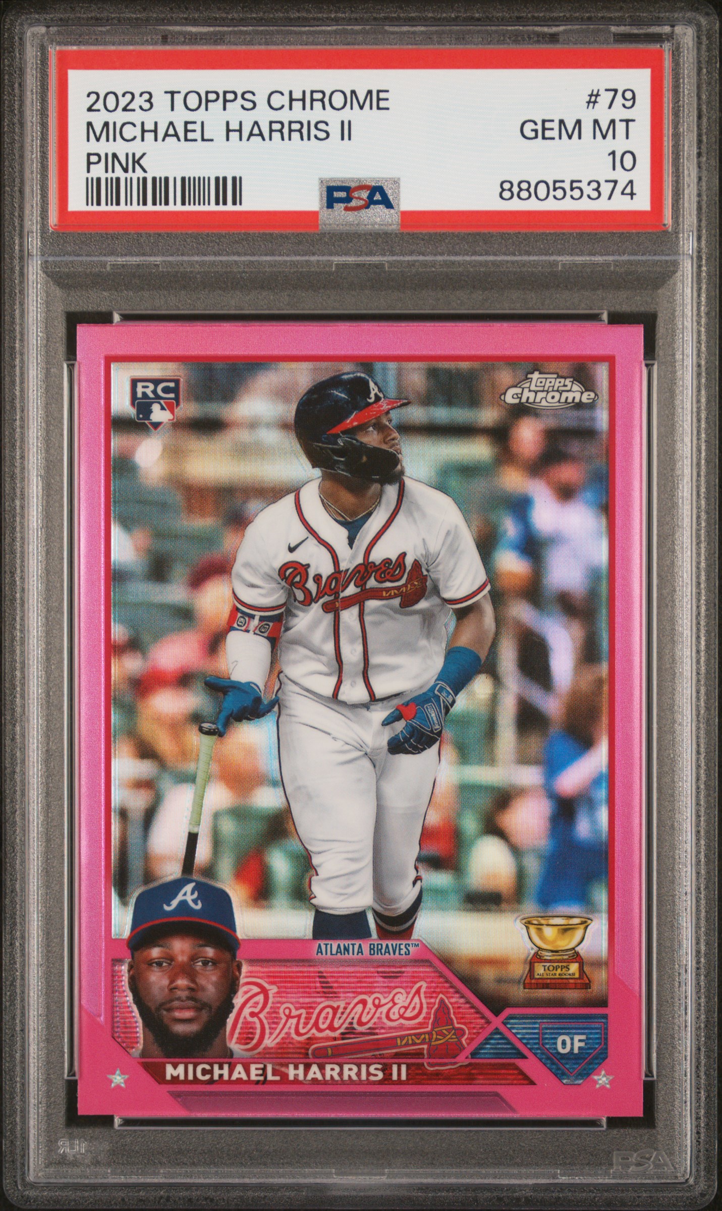 Michael Harris Ii 2023 Topps Chrome Logofractor Edition