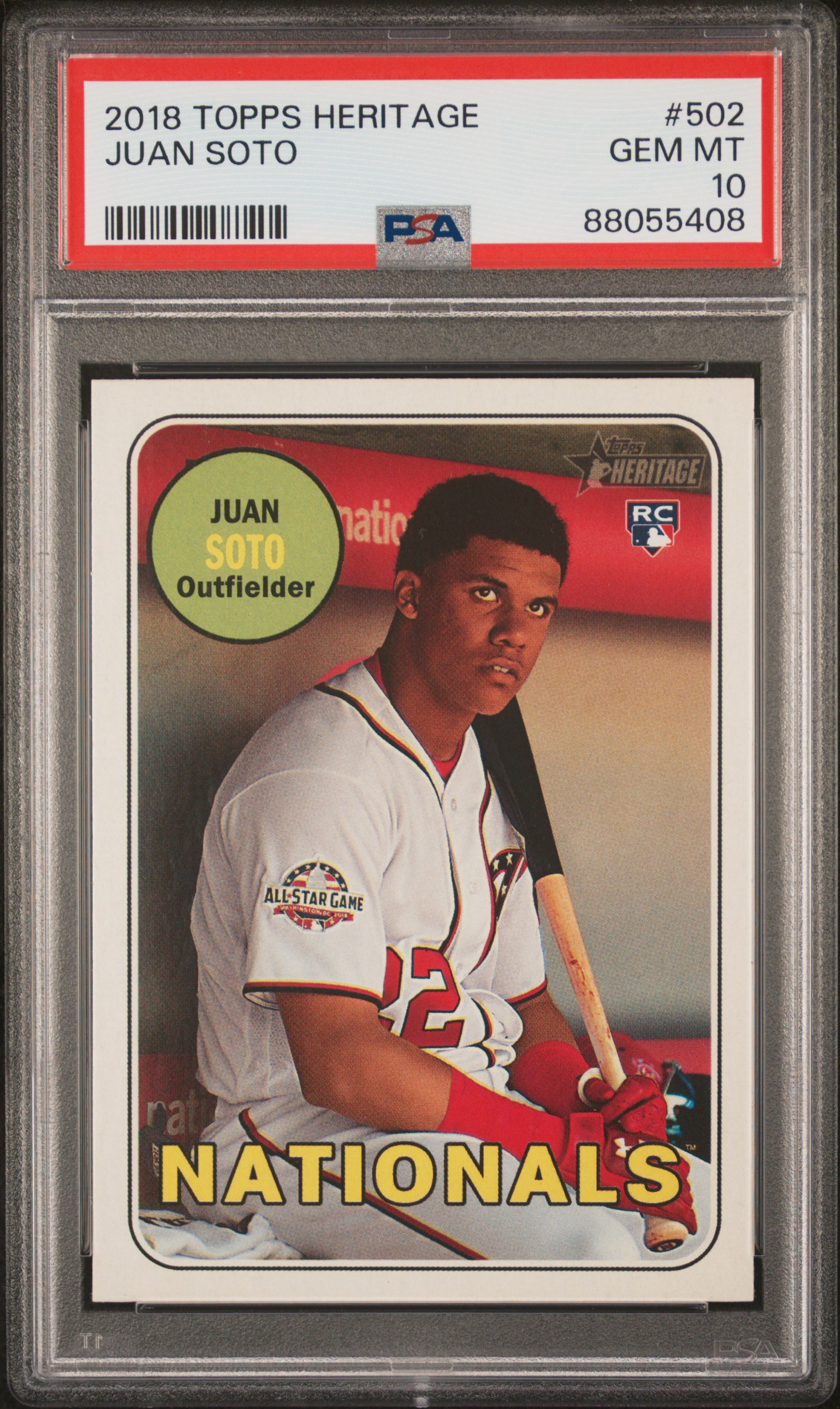 Juan Soto 2018 Topps Heritage