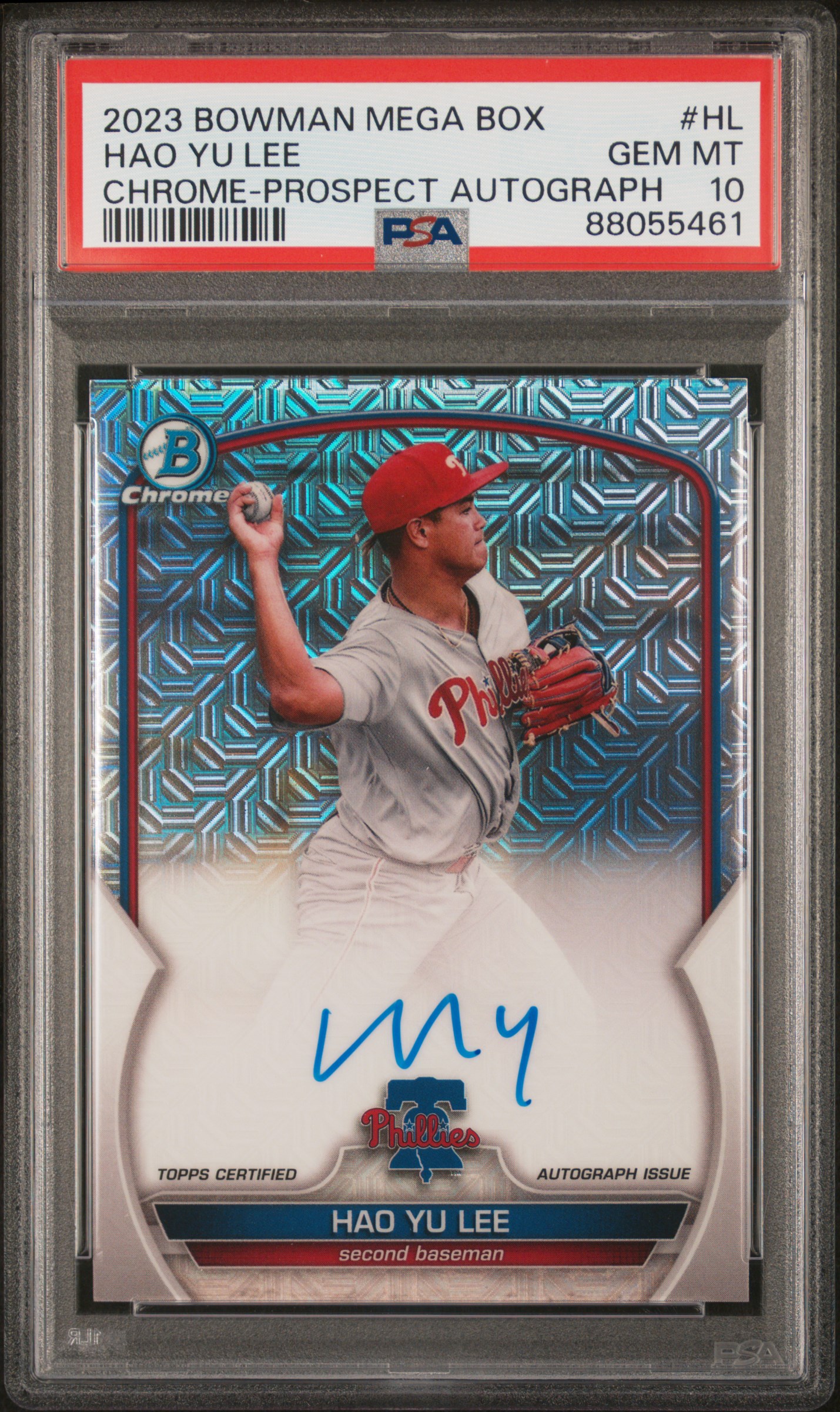 Hao Yu Lee 2023 Bowman Mega Box Chrome Prospect Autographs