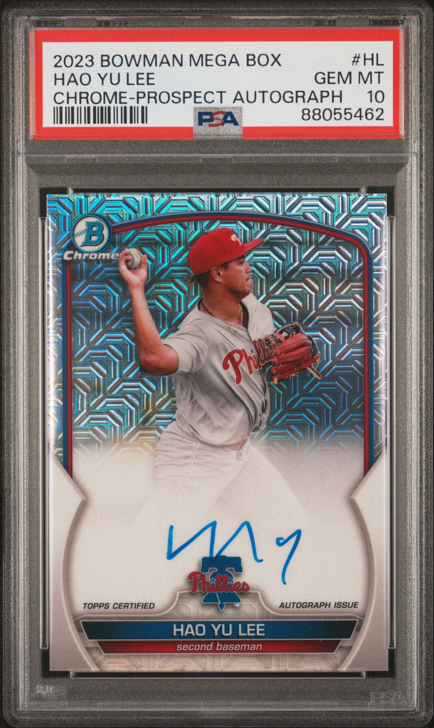 Hao Yu Lee 2023 Bowman Mega Box Chrome Prospect Autographs