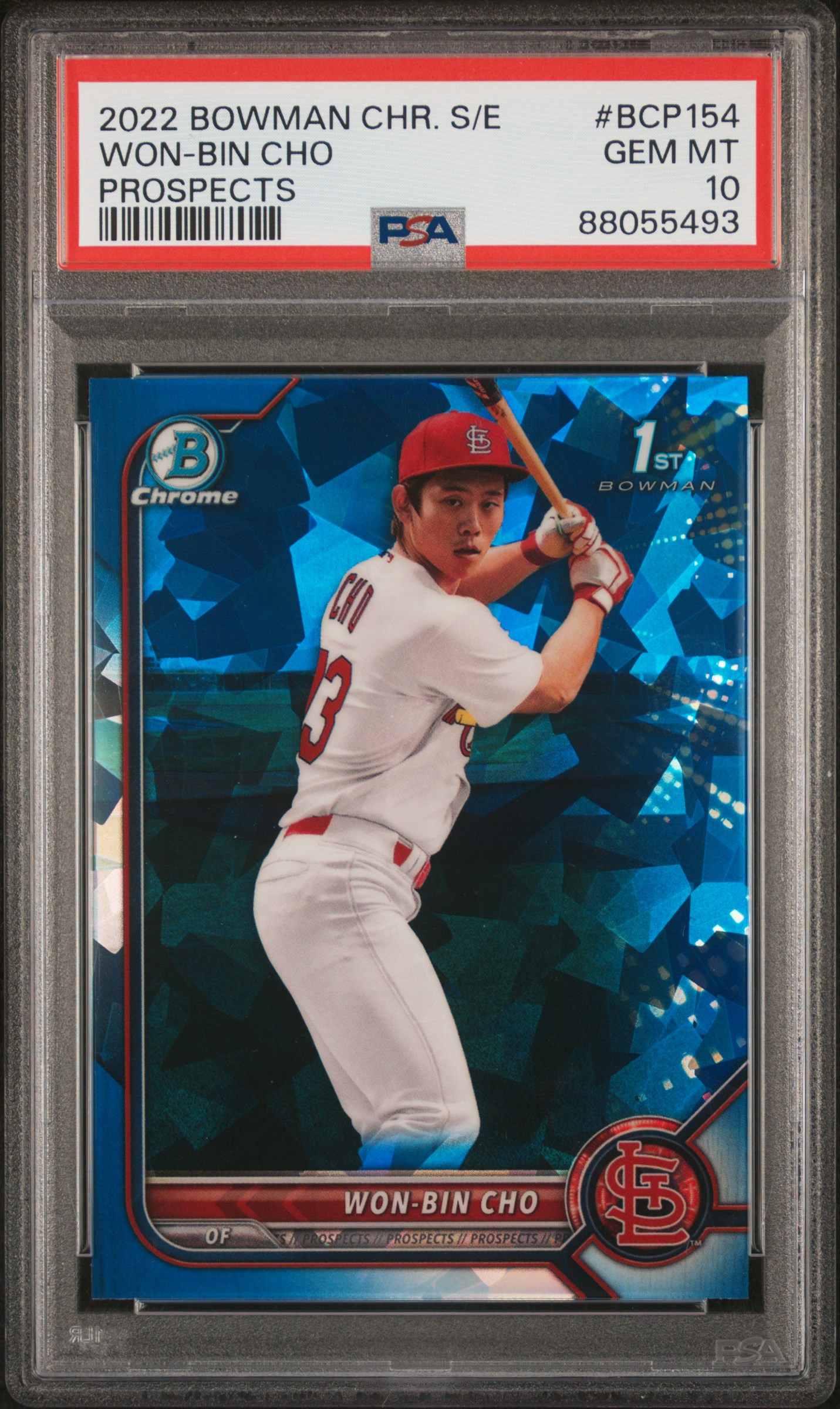 Won-Bin Cho 2022 Bowman Chrome Prospects