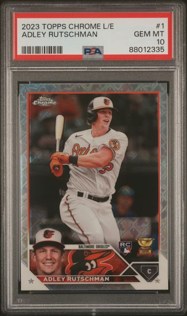 2023 Topps Chrome Logofractor Edition #1 Adley Rutschman Rookie