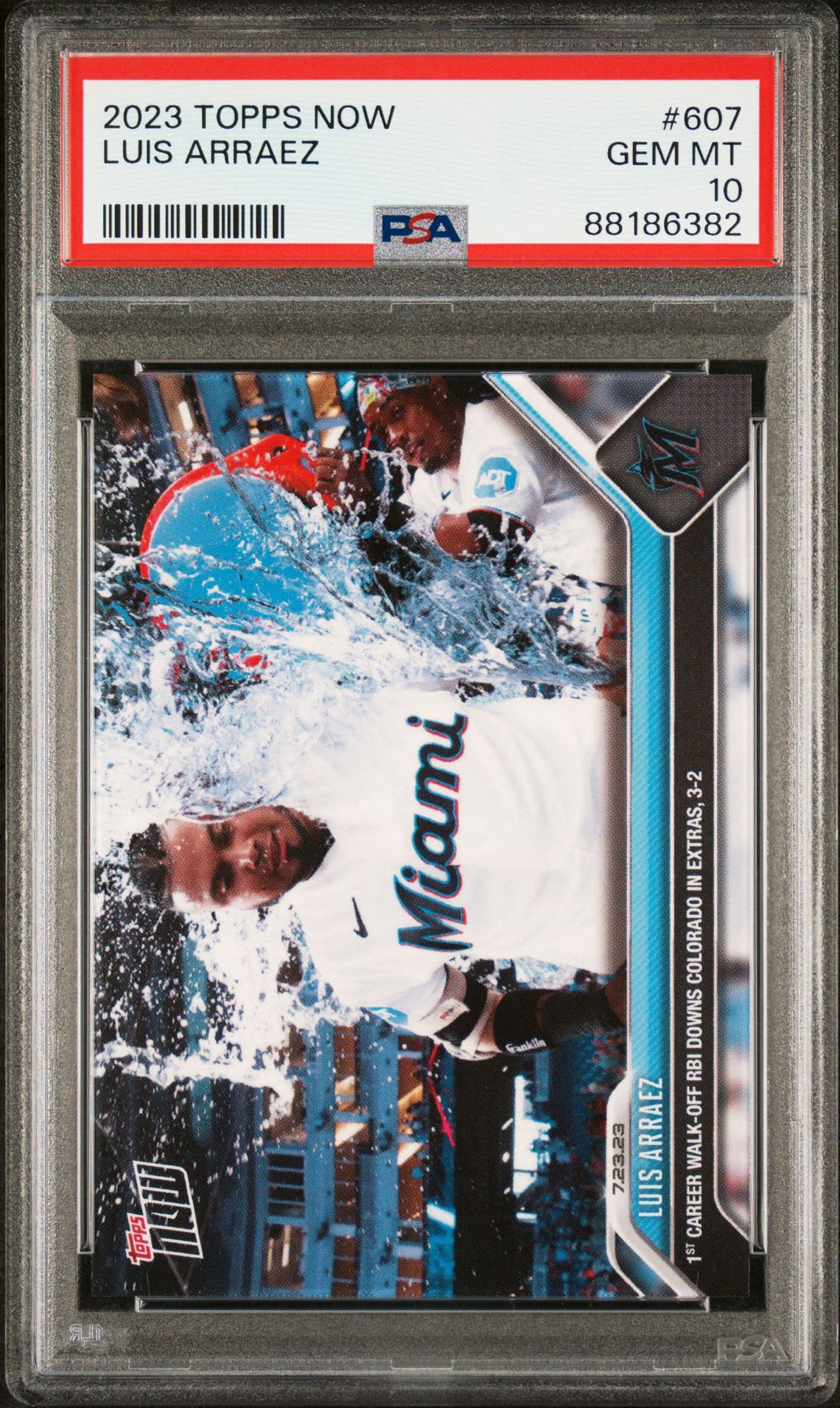 2023 Topps Now TOPPS NOW #607 Luis Arraez front